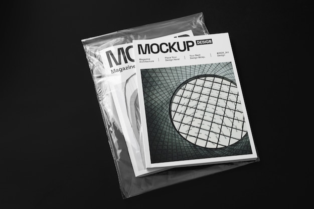 PSD magazine mockup design