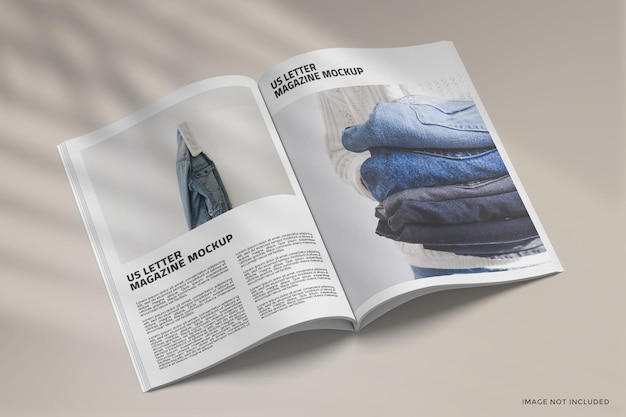 Magazine mockup design