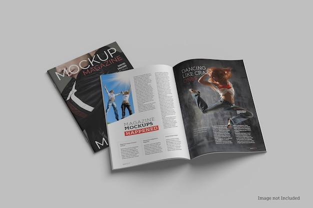 Magazine Mockup Rendering Designs 렌더링 디자인