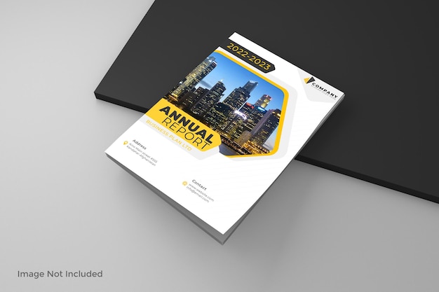 Magazine mockup sjabloonontwerp