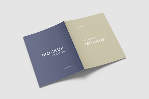 Magazine mockup template