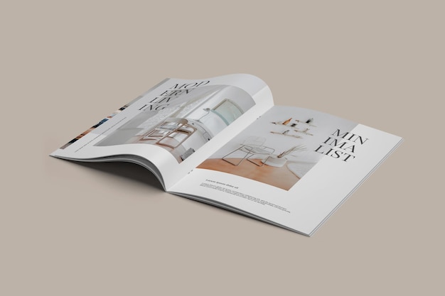 Magazine mockup