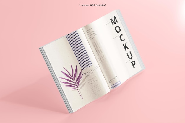 Mockup di rivista