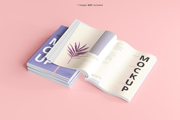 Mockup di rivista