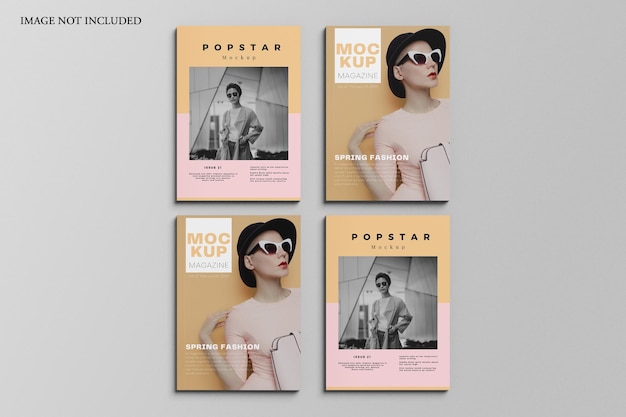 Mockup di rivista