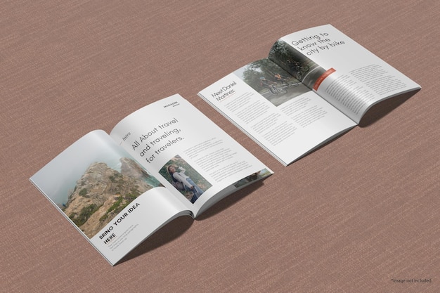 PSD magazine mockup