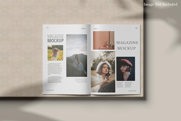 Magazine mockup