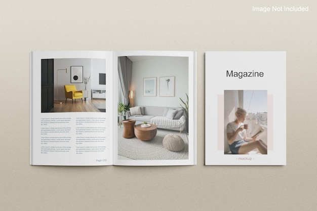 Magazine mockup