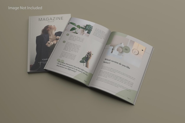 Magazine mockup