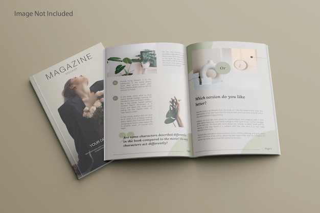 Magazine mockup