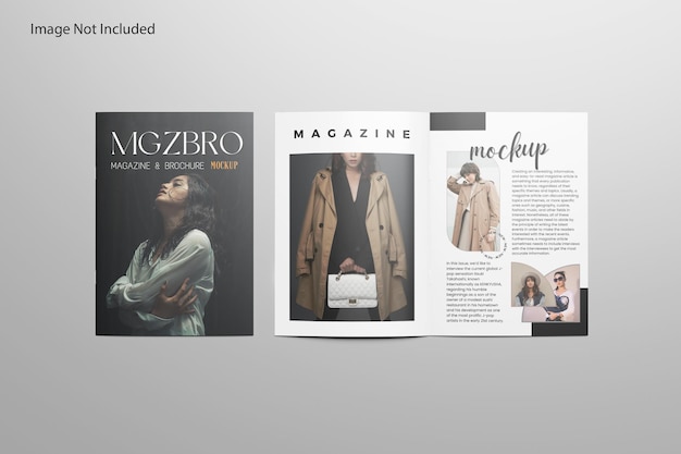 Magazine mockup