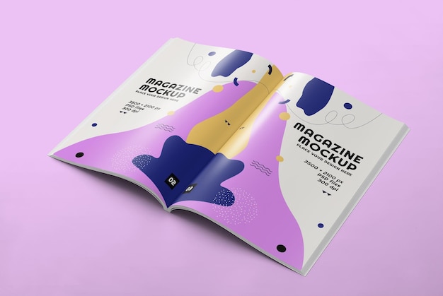 PSD magazine mockup