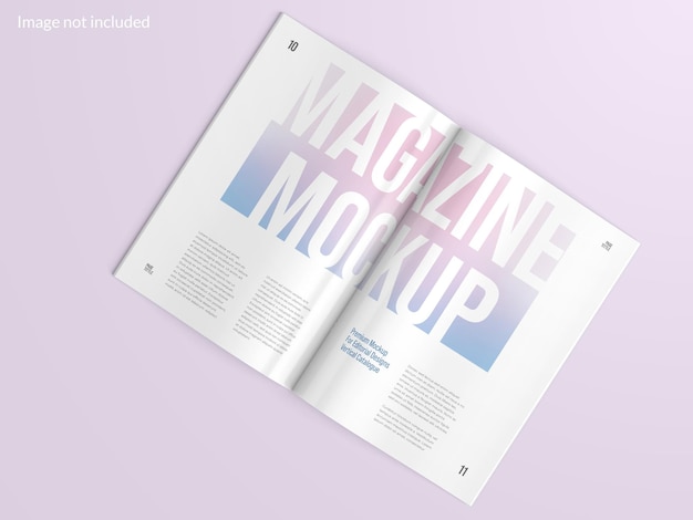 Magazine mockup