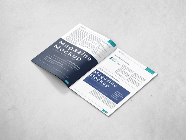 PSD magazine mockup