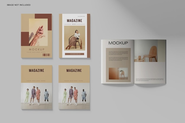 PSD magazine mockup