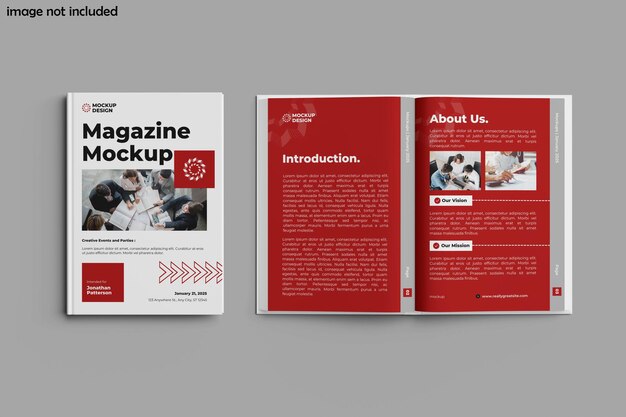 Magazine mockup