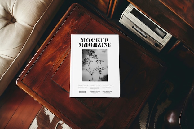 PSD magazine and newspaper mockup design