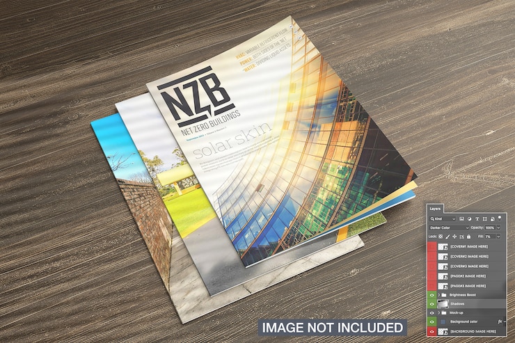 PSD magazines covers mockup