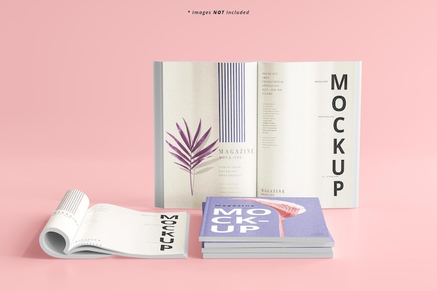 Magazines mockup