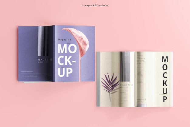 PSD riviste mockup