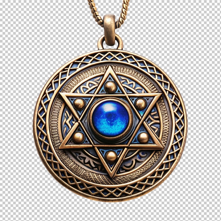 PSD magic amulet on transparent background