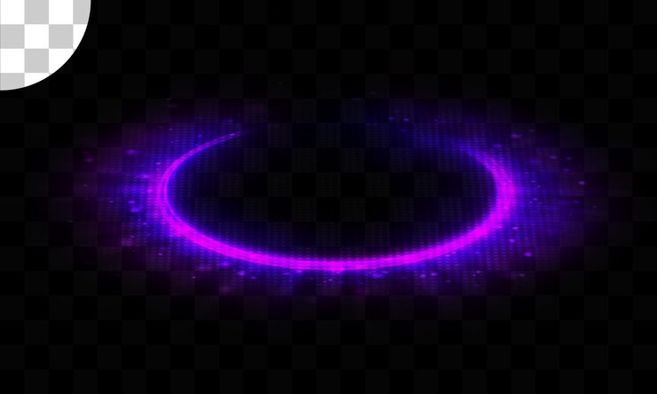 Magic circle isolated on transparent