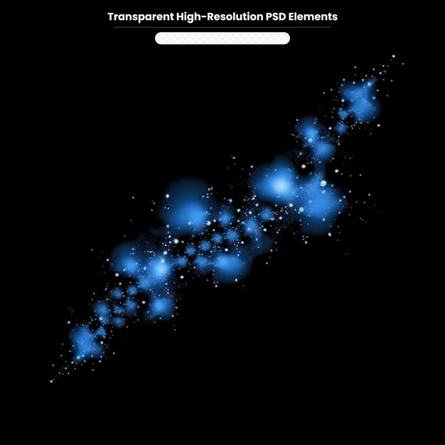 PSD magic sparkles achtergrond