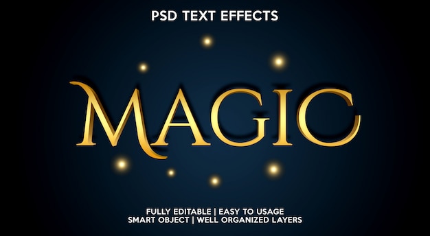 Magic Text Effect Template