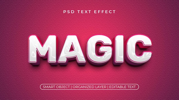 PSD magic text effect