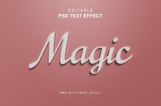 PSD magic text style effect