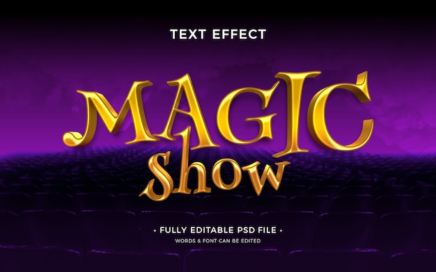 Magical text effect