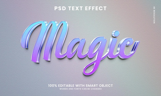 Magiczny Efekt Tekstu 3d