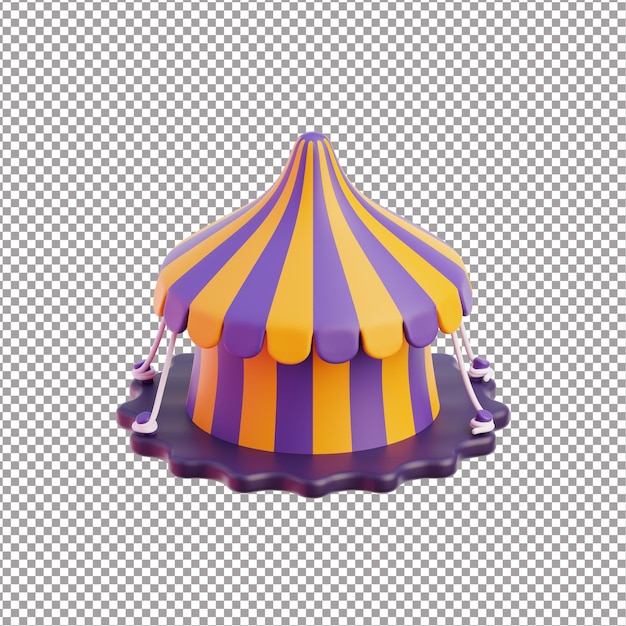 Magiczny namiot 3D renderowany plik