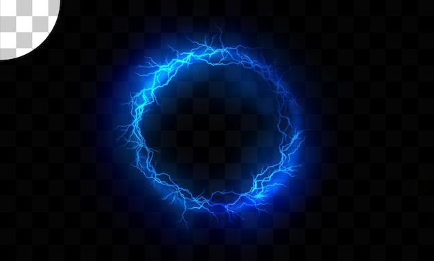 Magisch cirkel lichteffect met transparant