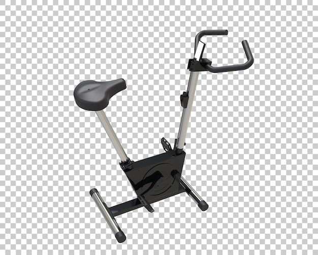 PSD bicicletta magnetica isolata sullo sfondo illustrazione di rendering 3d