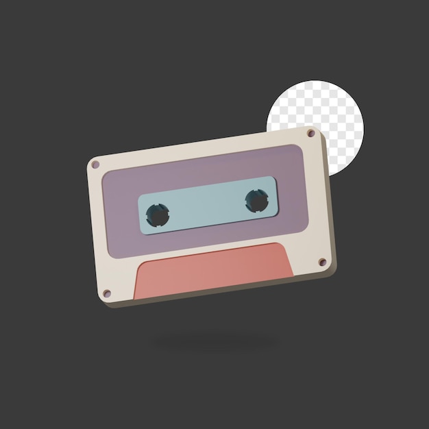 Magnetofon 3d Icon Retro