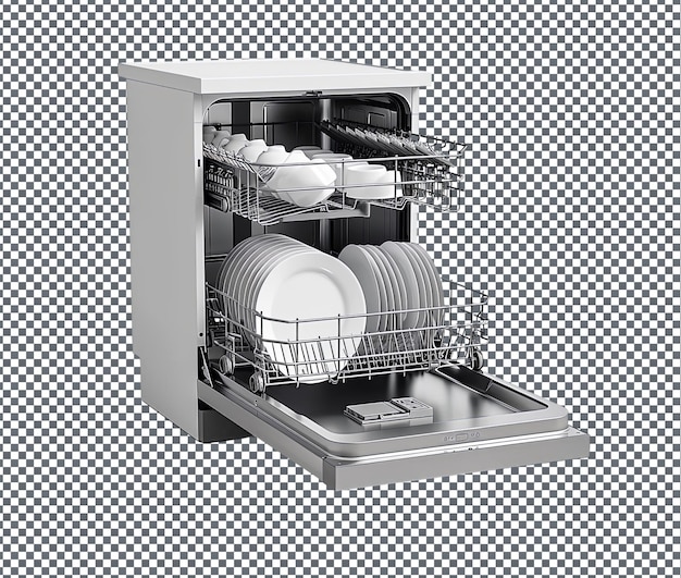 PSD magnificent dishwasher_ isolated on transparent background