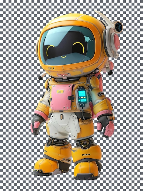 PSD magnificent drone character isolated on transparent background