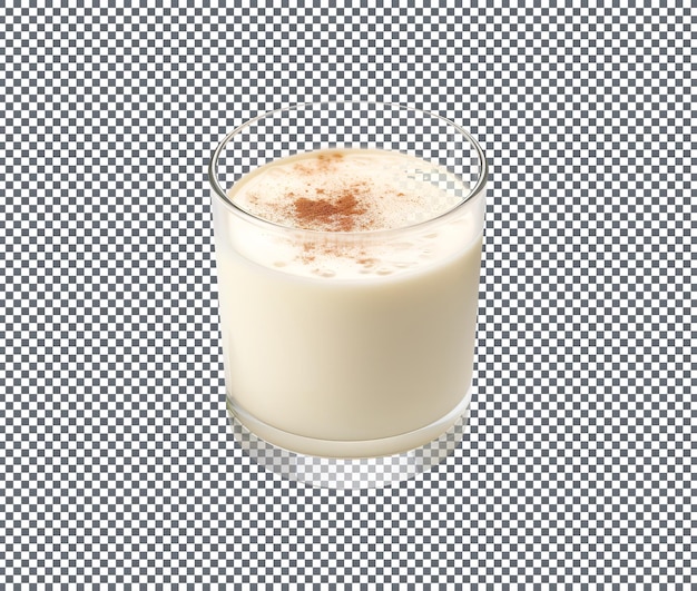 magnificent eggnog eggnog isolated on white background