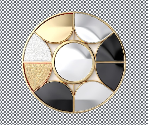 magnificent feng shui compass isolated on transparent background