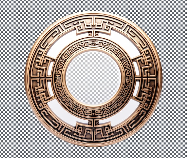 Magnificent Feng Shui Compass isolated on transparent background