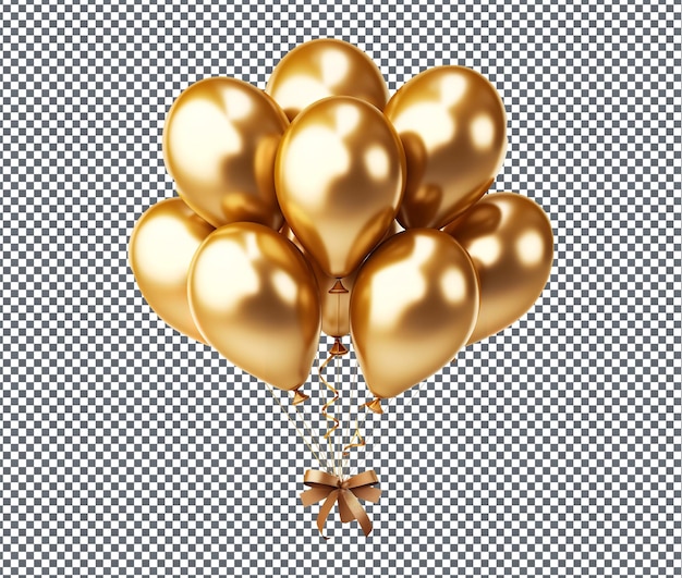 magnificent glittering gold place isolated on transparent background