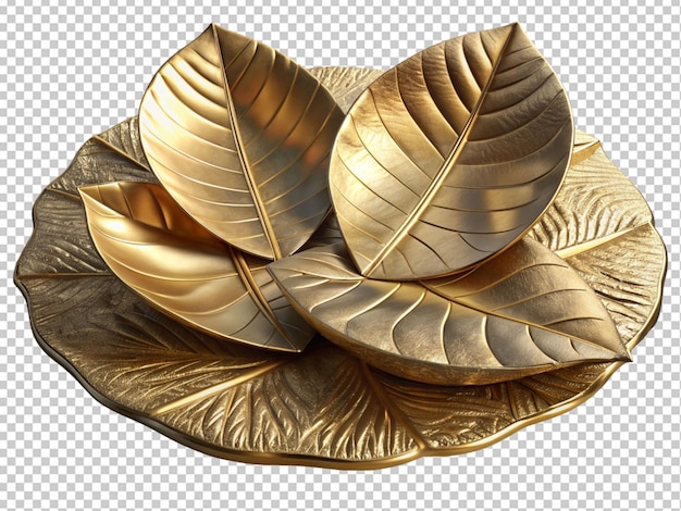 magnificent gold leaf charger plate