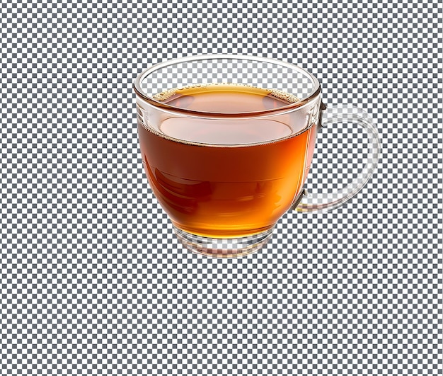 PSD magnificent hot tea isolated on transparent background