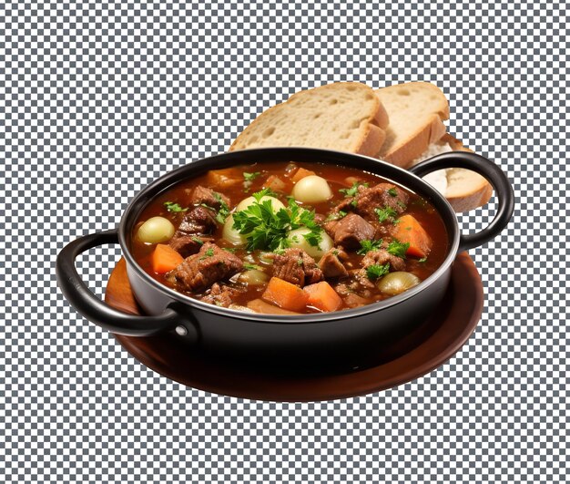 PSD magnificent mulligan stew isolated on white background