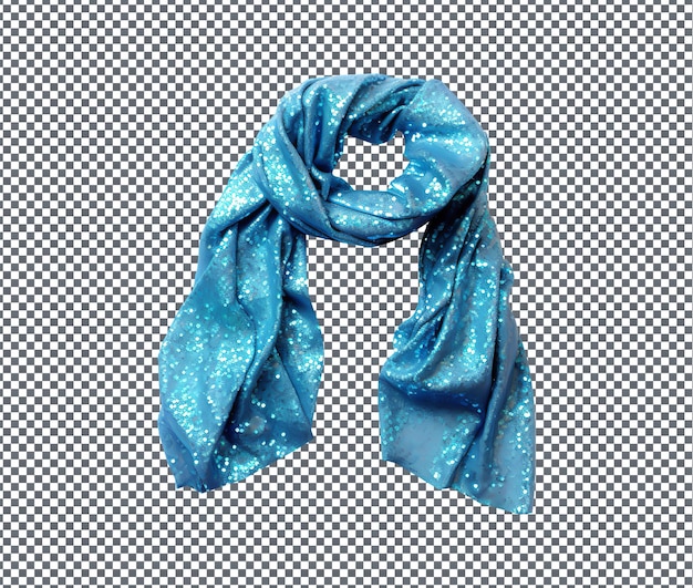 PSD magnificent overlay scarf isolated on transparent background