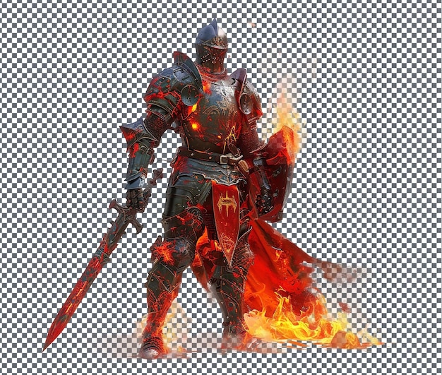 PSD magnificent rygar embersteel isolated on transparent background