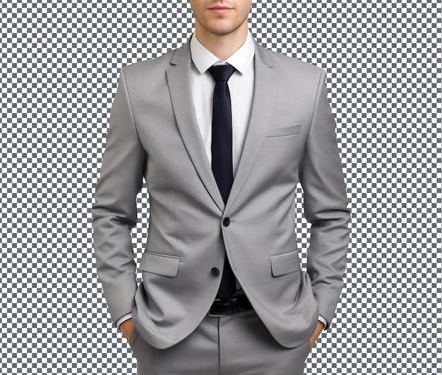 PSD magnificent tailored blazer isolated on transparent background