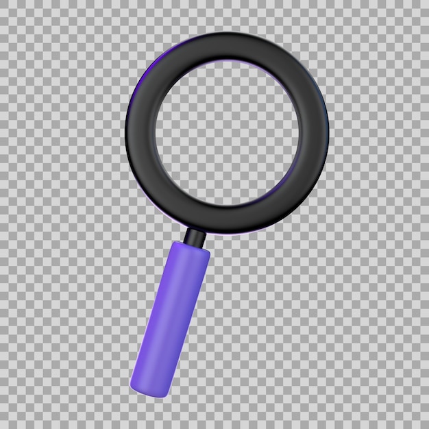 Magnifier 3d icon