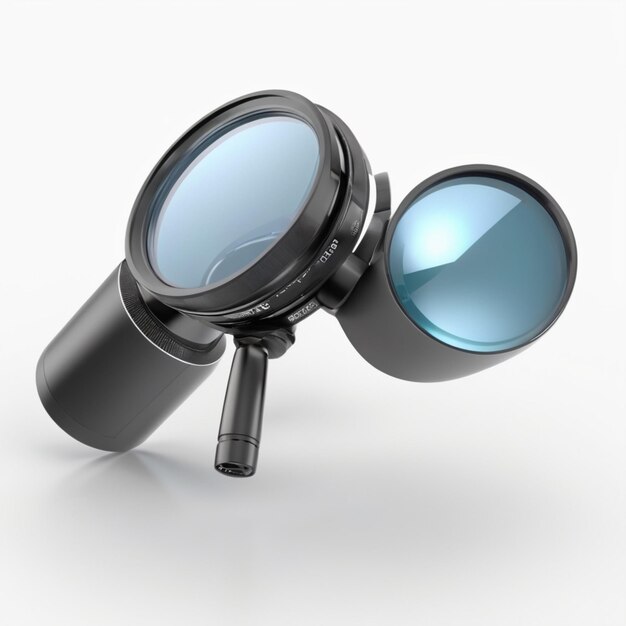 PSD magnifier psd on a white background